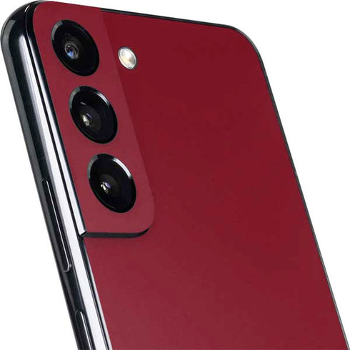 Burgundy Solid Galaxy S22 Skin